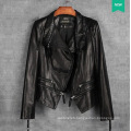 Short Genuine Leather Jacket for Women